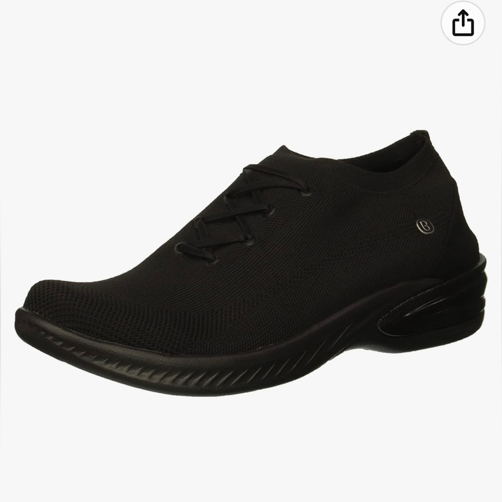 NWOT BZees Womens Nuance Black Sneaker Size 8M